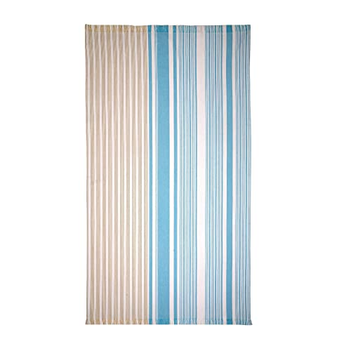 Aqua Blue - Mod Stripe