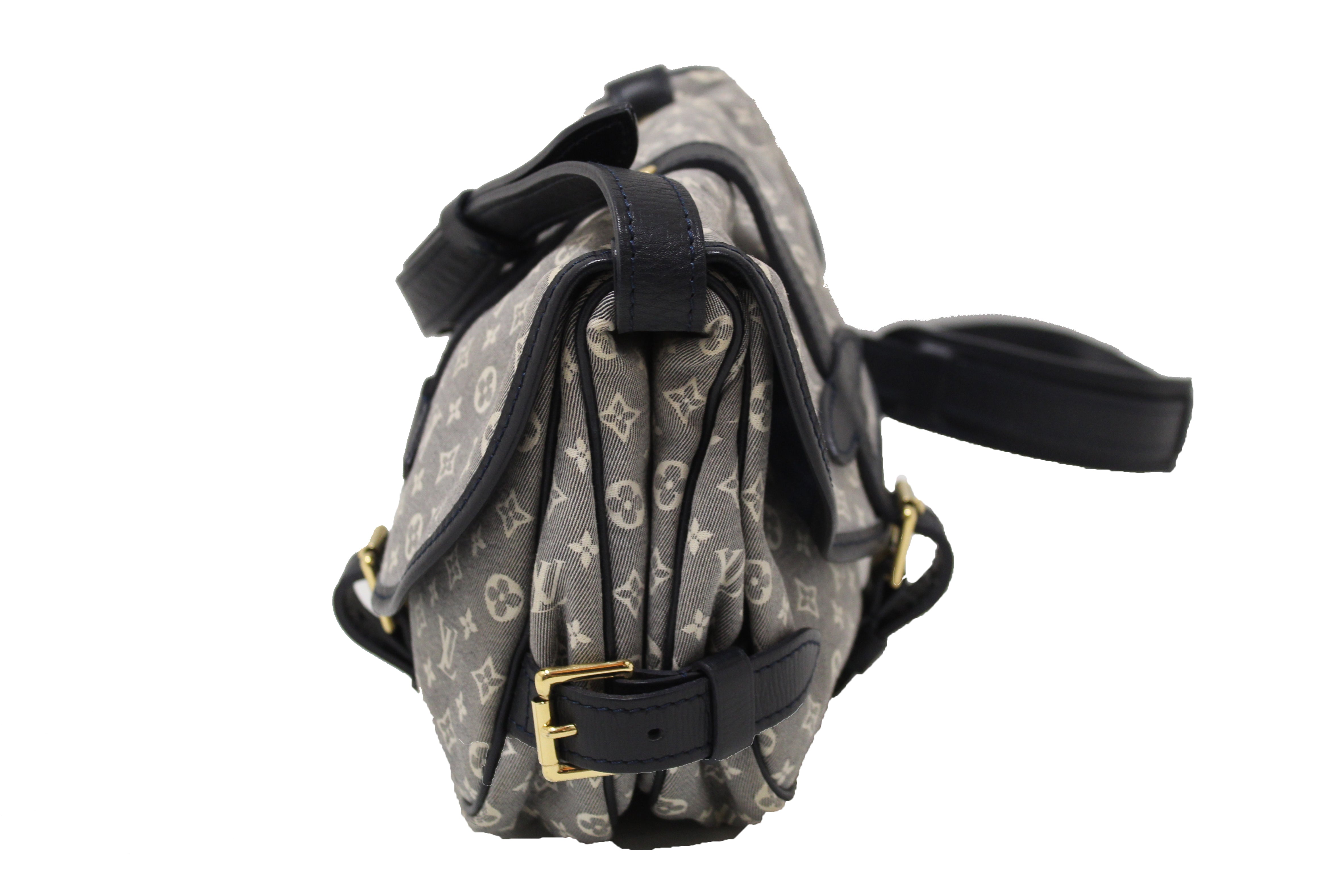 Authentic Louis Vuitton Encre Monogram Idylle Saumur PM Crossbody Messenger Bag - Luxury Leather Shoulder Bag for Women, Perfect for Work, Travel & Everyday Use
