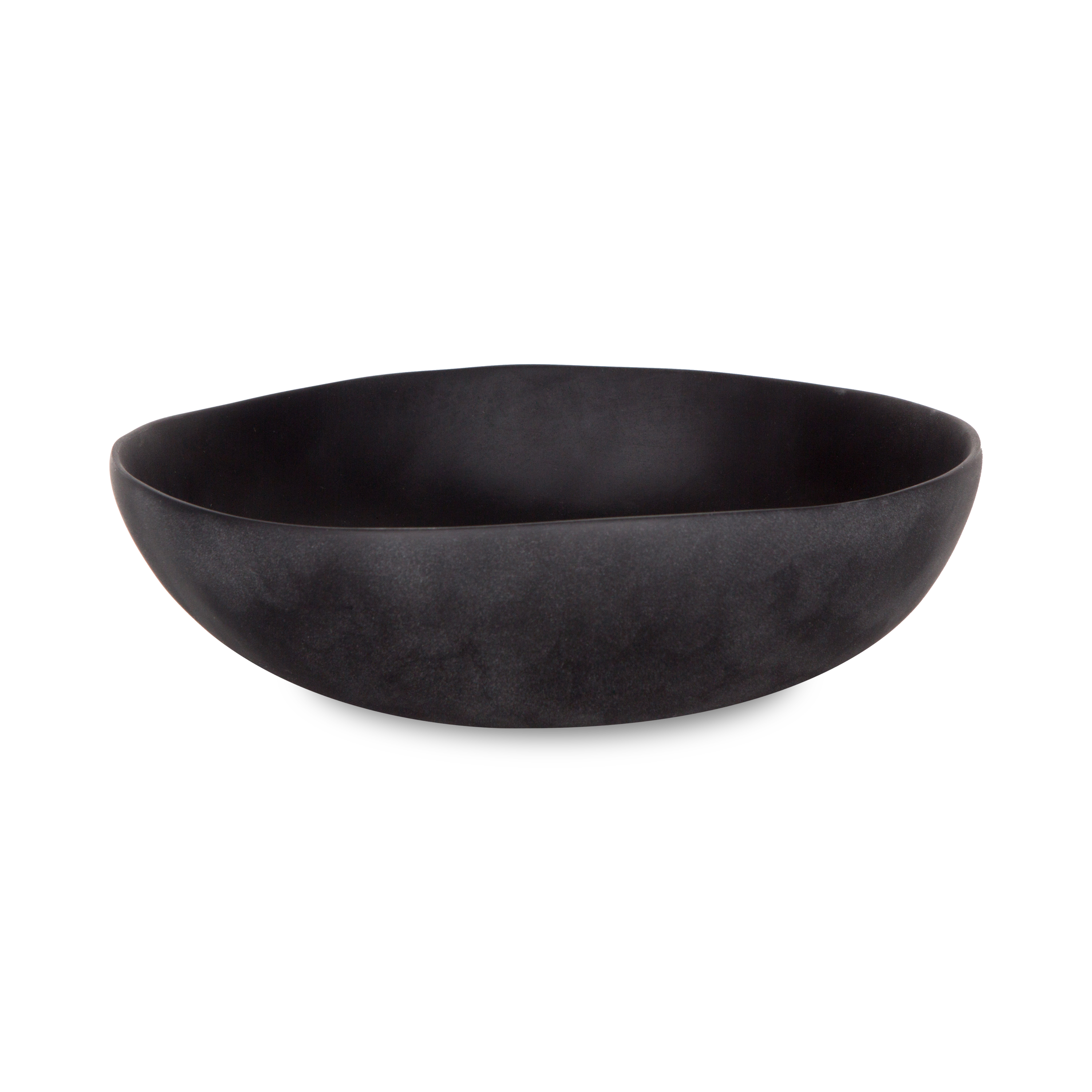 Premium Black Resin Bowl Set - 3-Piece Durable Serving Bowls for Salads, Snacks & Desserts - Stylish Kitchen & Dining Tableware for Home, Parties & Gifts