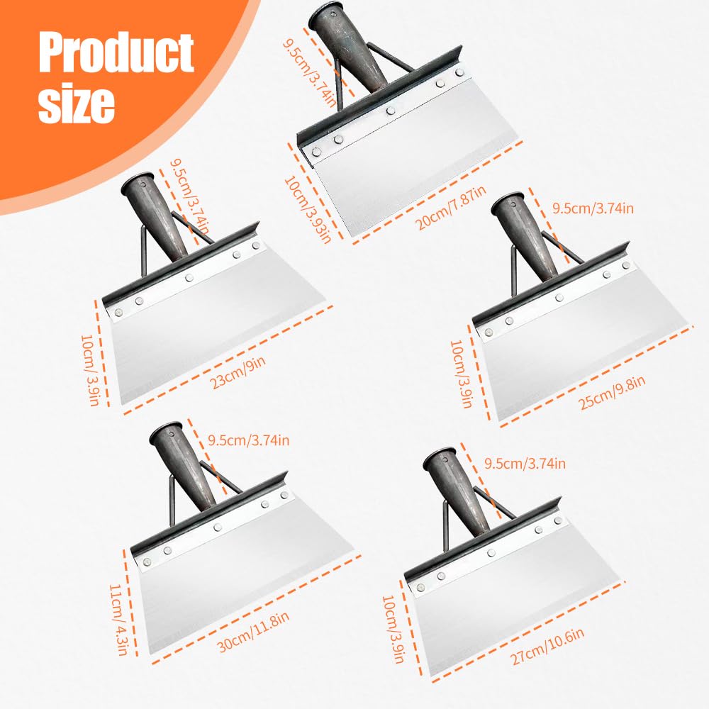 2024 Upgraded Stainless Steel Multifunctional Cleaning Shovel - Heavy Duty Garden Tool for Weeding, Digging, Lawn Edging & Moss Removal (23cm/9 Inch) - Perfect for Farm Work, Yard Maintenance & Outdoor Gardening