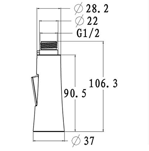 Brushed Nickel Pull-Out Spray Kitchen Faucet Head - 2-Function Sprayer with G1/2 Connections - Perfect for Bathroom & Kitchen Faucet Replacement - Ideal for Washing Dishes, Filling Pots & Cleaning Sinks