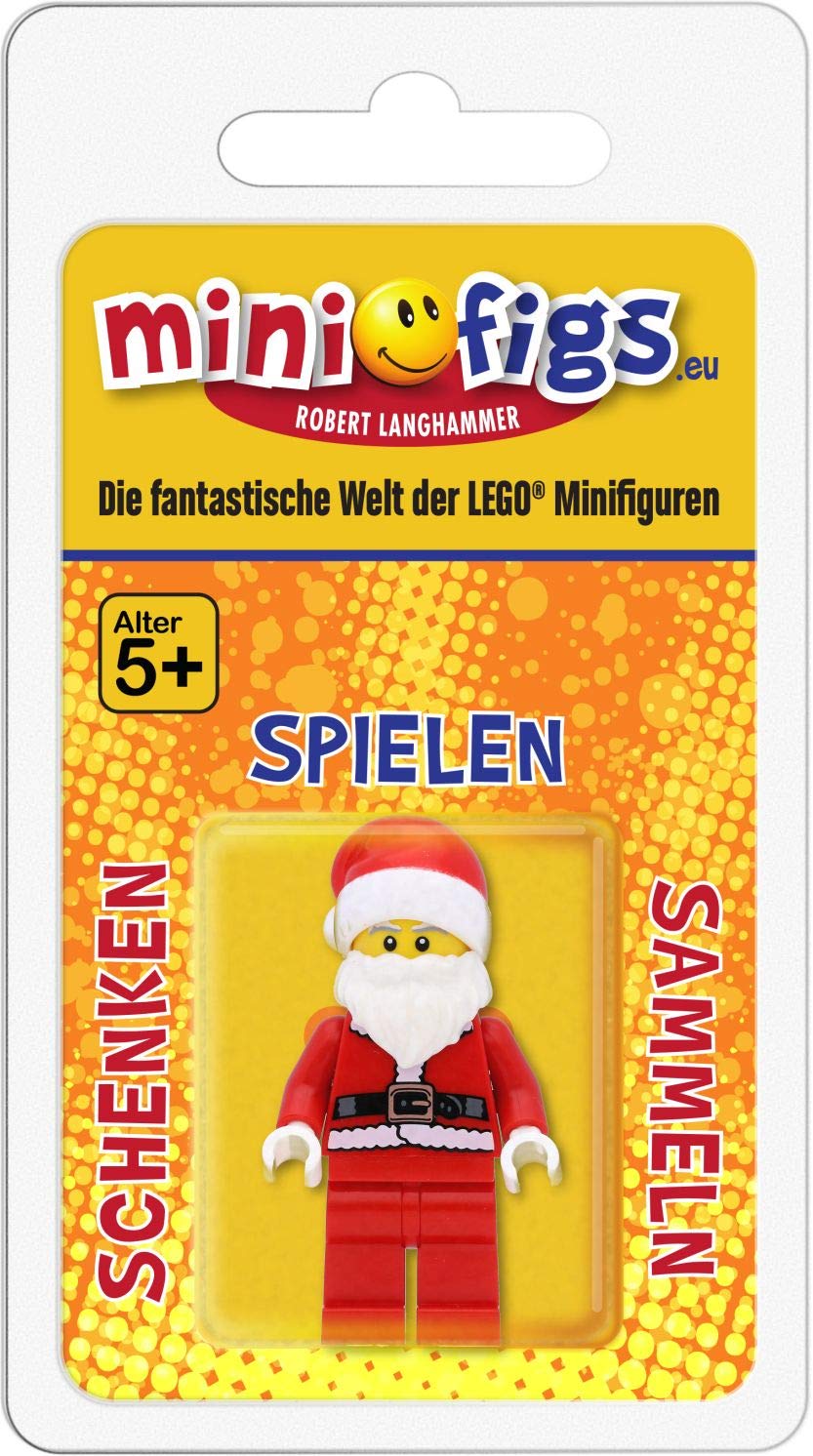 LEGO Minifigure: Santa Claus / St. Nicholas / Papá Noel (Series 8) with Accessories - Perfect for Christmas Decorations, Gift Giving & LEGO Holiday Displays