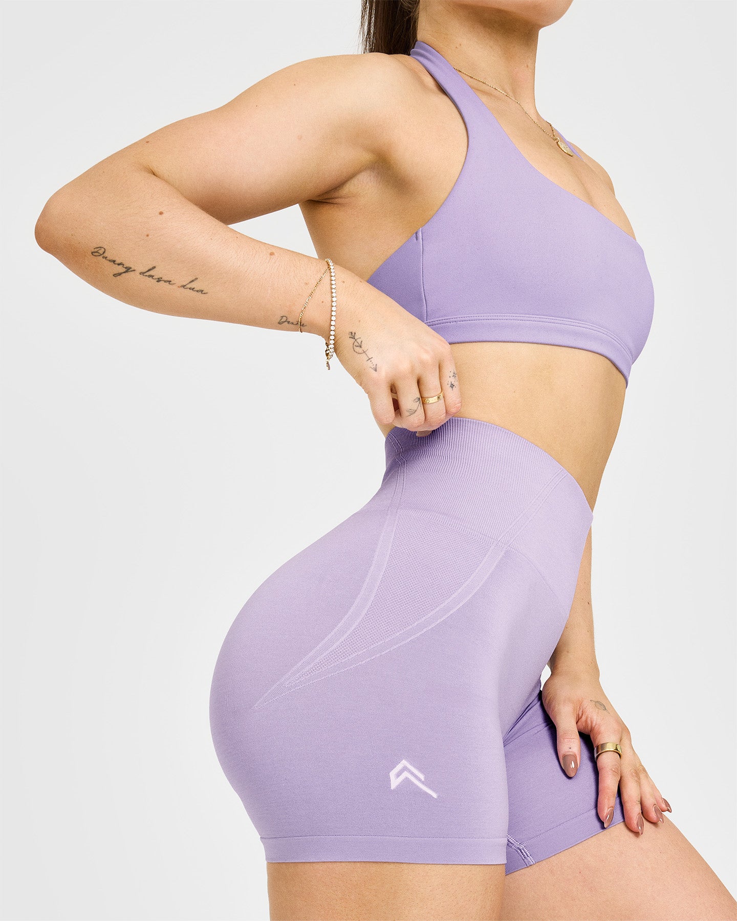 Effortless Seamless Shorts for Women - Soft Wisteria Purple Yoga Shorts | Perfect for Workout, Lounge & Summer Activities