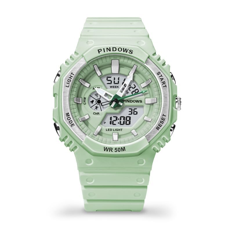 Findtime Women's Digital Sports Watch - Waterproof LED Backlight with Alarm & Stopwatch - Perfect for Running, Swimming, Gym & Everyday Fashion Wear
