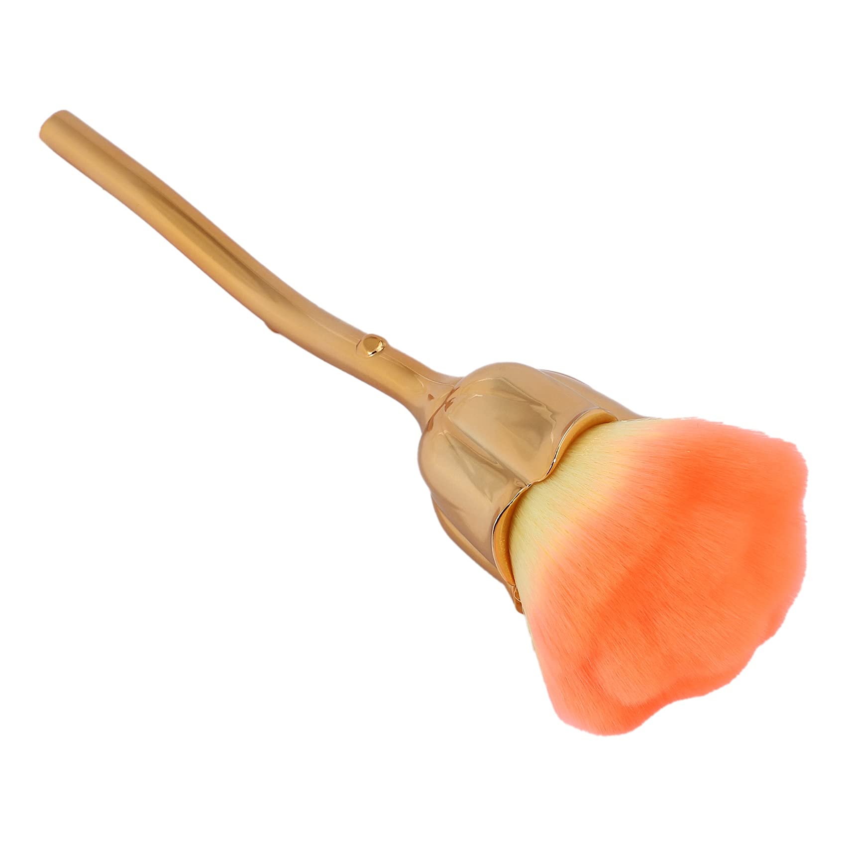 Gaetooely Nail Dust Brush - Pink Rose Gold Nail Art Cleaning Brush for Acrylic & Gel Polish Removal, Blush Powder Brush - Perfect for Salon & Home Manicure