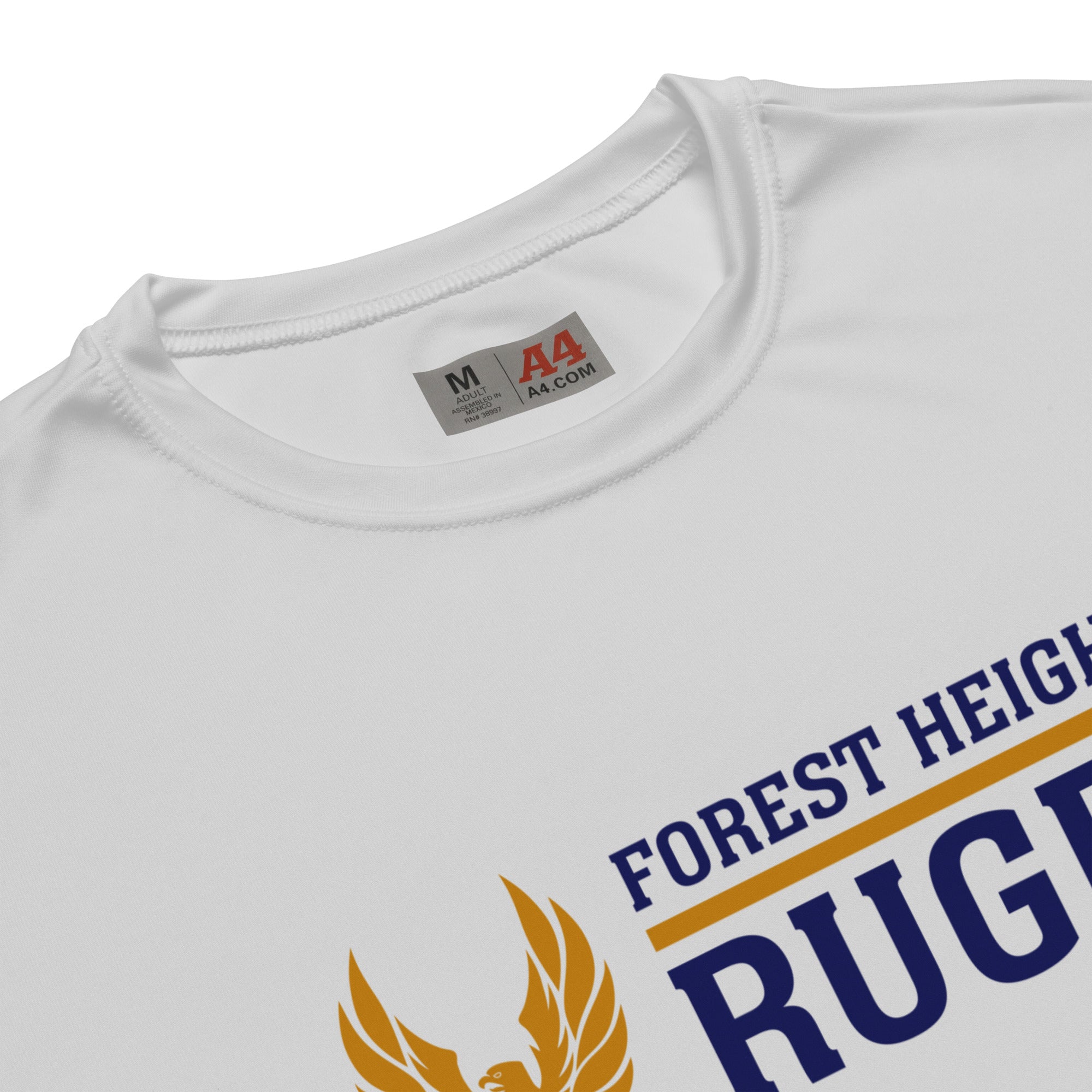 GHFH Rugby Performance T-Shirt - Breathable, Moisture-Wicking Jersey for Men - Perfect for Rugby Training, Games & Casual Wear