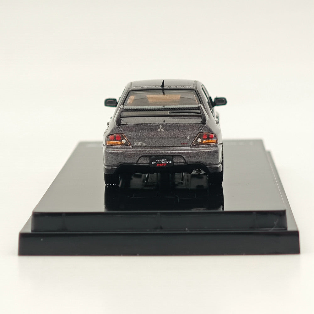 1/64 Scale Mitsubishi Lancer GSR Evolution IX MR Diecast Car Model - Gray Collectible Toy (HJ647054MP) | Perfect for Car Enthusiasts, Display Collections & Racing Game Fans