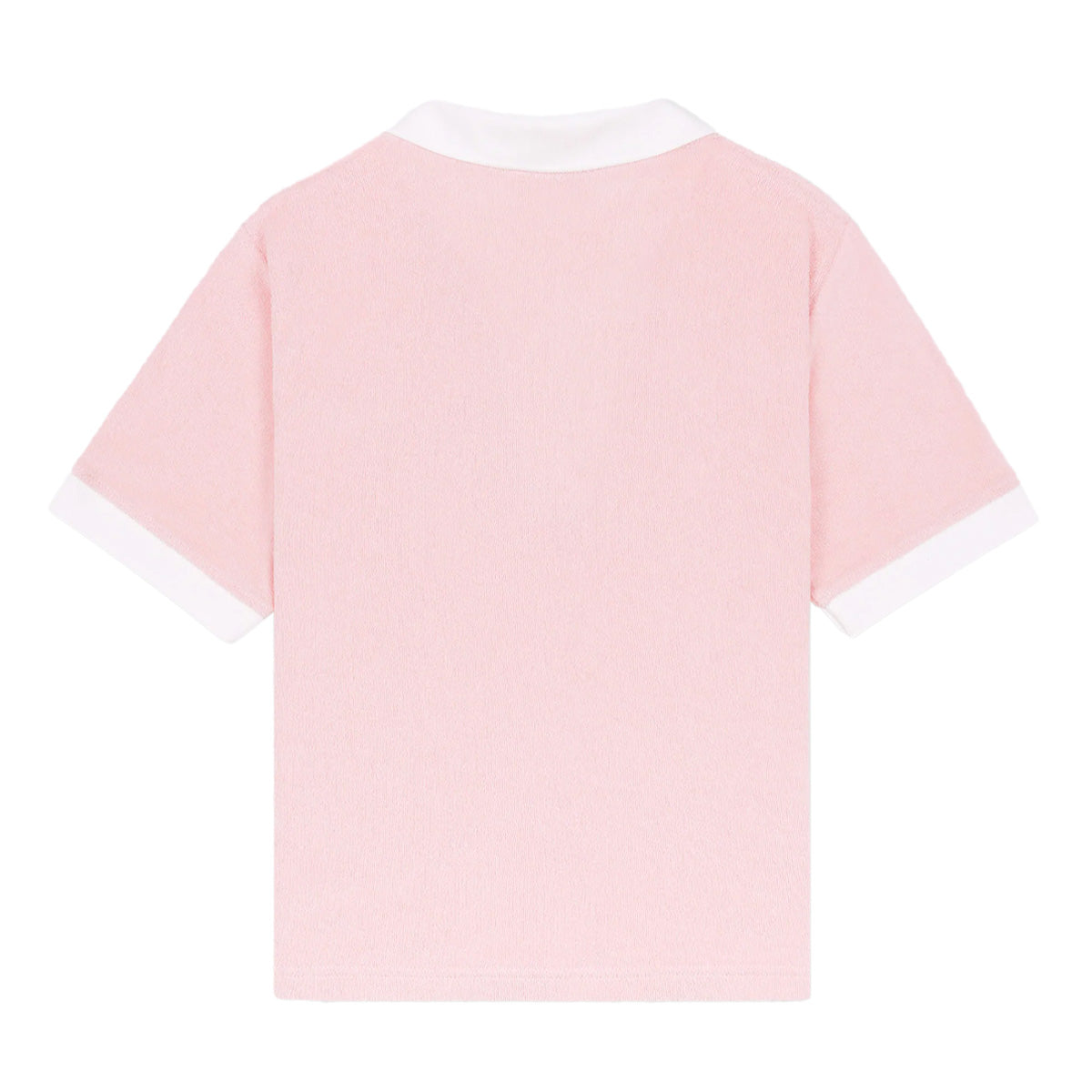 Hotel du Cap Eden Roc Cursive Terry Polo Shirt in Pink - Premium Cotton Polo for Men, Luxury Resort Wear & Summer Vacation Style