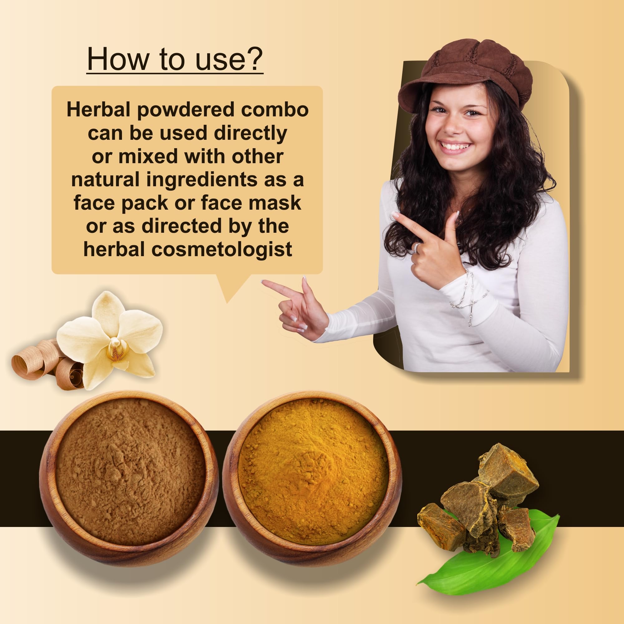 Pure IYUSH Ayurvedic Kasturi Haldi & Sandalwood Powder - 100g | Organic Turmeric Face Mask for Glowing Skin | DIY Beauty & Skincare Routine