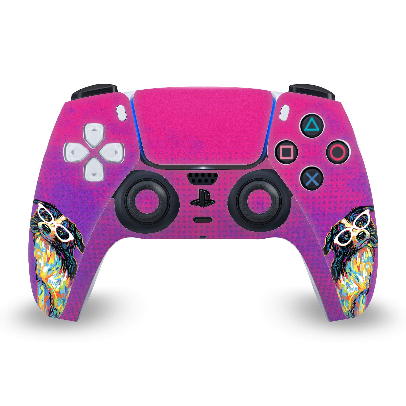 Official PD Moreno Border Collie Vinyl Sticker for Sony PS5 Slim/Pro Disc Edition Console & DualSense Controller - Gaming Skin Decal | Perfect for Customizing Your PlayStation 5 Setup & Protecting Devices