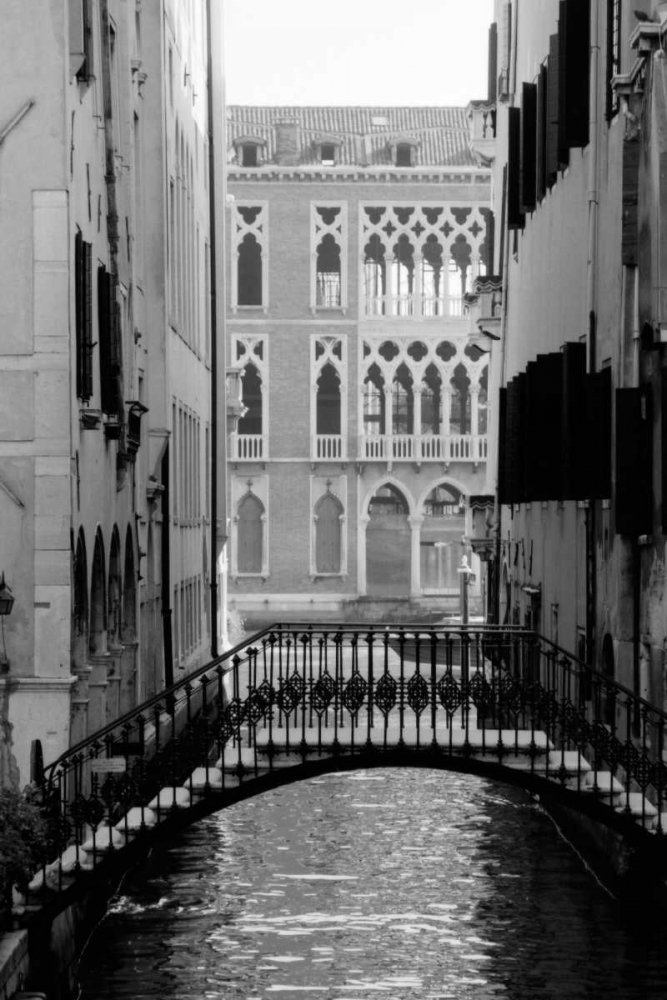 Jace Grey - Cinque Calli di Venezia 1 - 16x24 Art Print Poster - Venetian Canal Scene Wall Decor for Living Room, Bedroom & Office