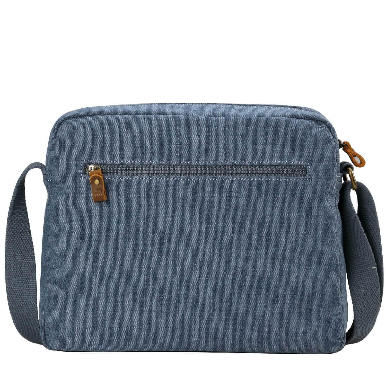 Troop London Classic Canvas Crossbody Bag for Men & Women - Stylish & Durable Messenger Bag for Travel, Work & Everyday Use