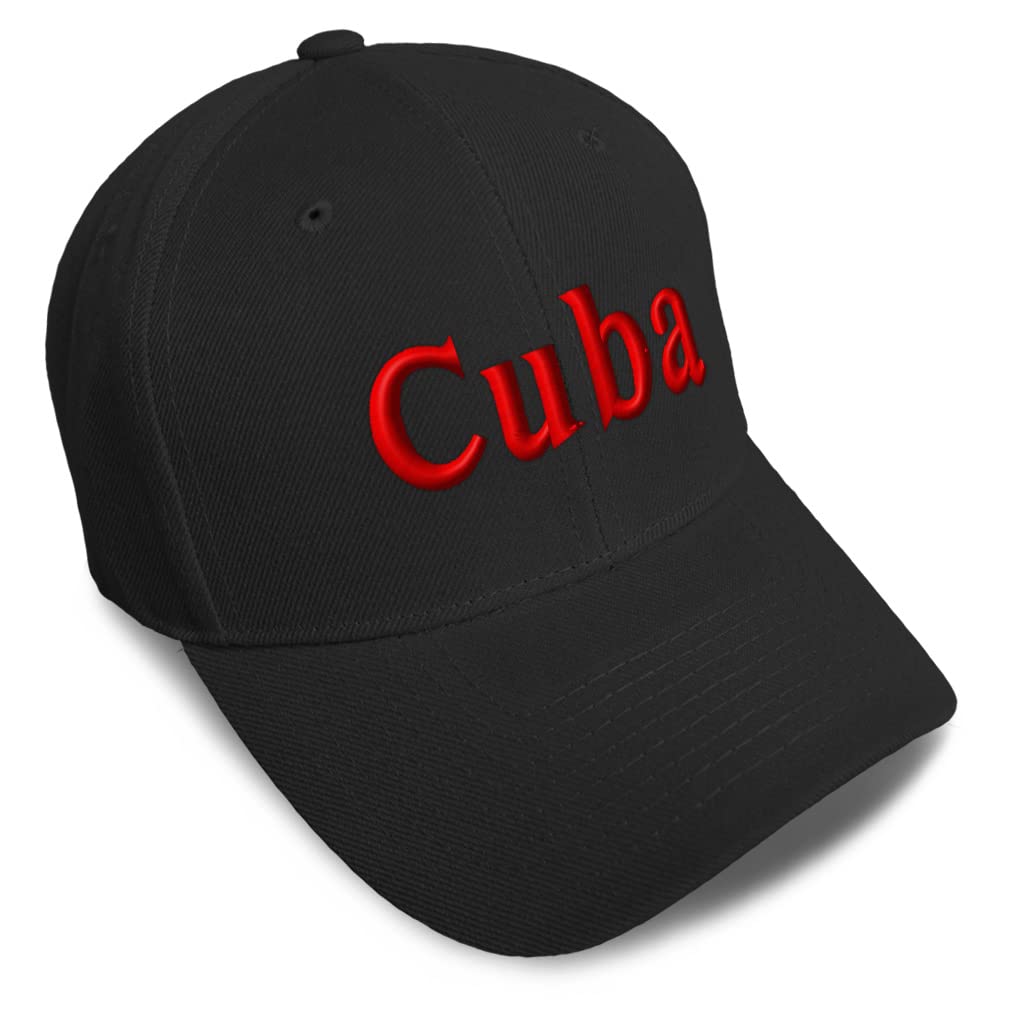 Cuba Love Acrylic Baseball Cap for Men & Women - Adjustable Dad Hat - Perfect for Outdoor Sports, Casual Wear & Fashion Accessories