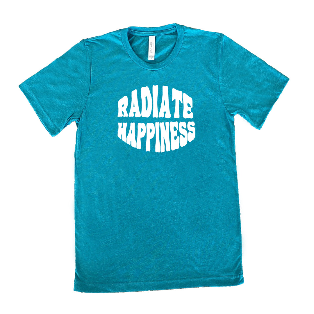 Radiate Happiness Unisex T-Shirt - Soft Cotton Comfort Tee for Men & Women - Perfect for Casual Wear, Gifts, and Everyday Outfits