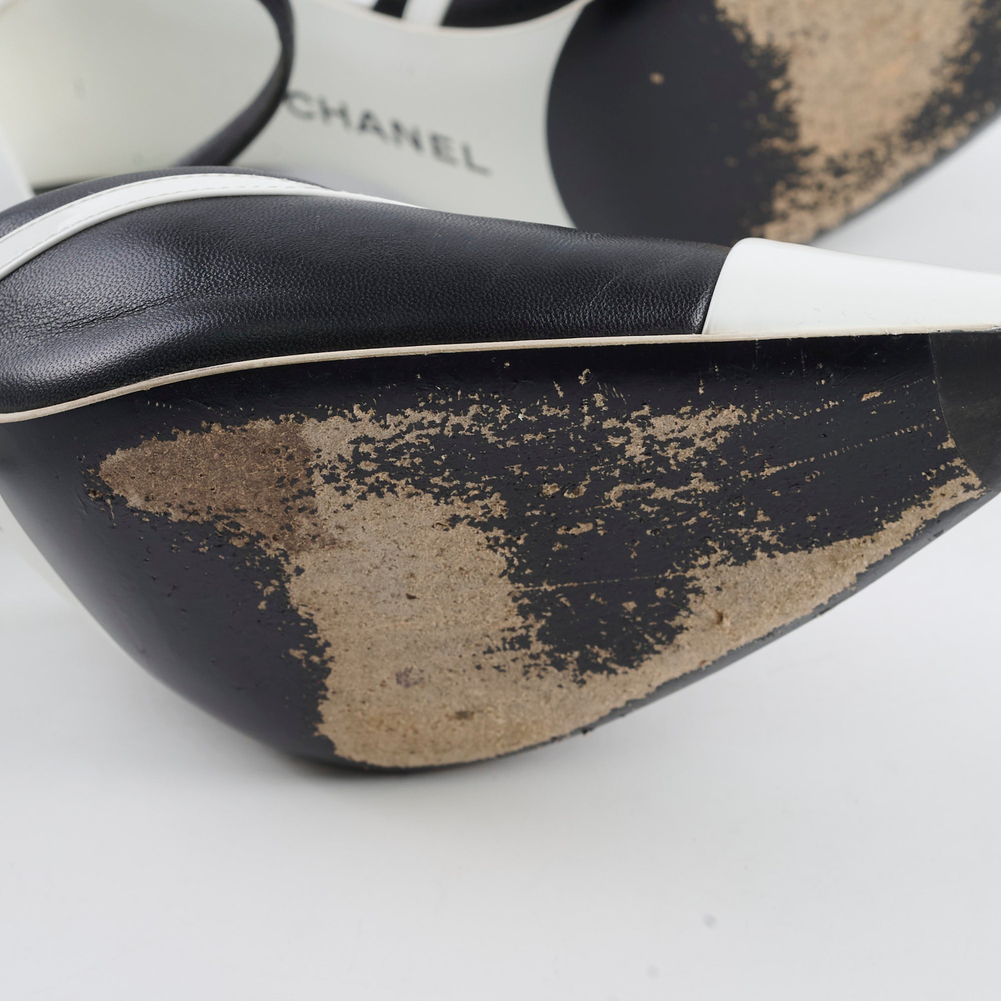 Chanel Black and White Pumps for Women - Size 41 | Classic Designer High Heels for Office, Party & Special Occasions