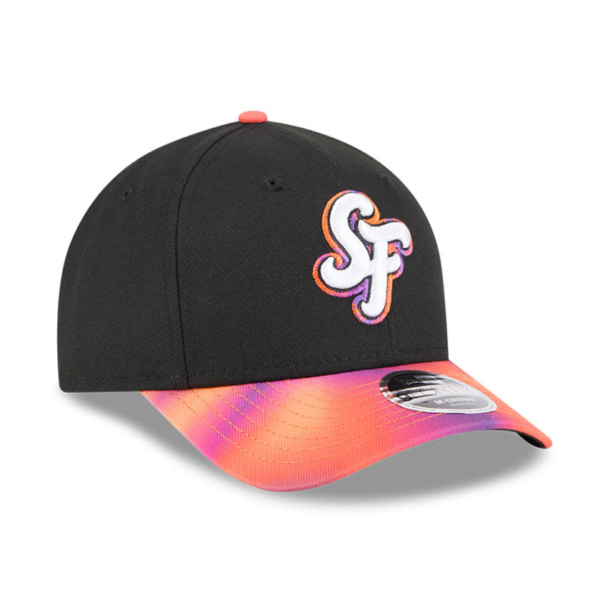 New Era 9Forty M Crown San Francisco Giants 2025 City Connect Snapback Baseball Cap - Black, Orange, Purple - Perfect for Game Day, Streetwear & Sports Fan Fashion