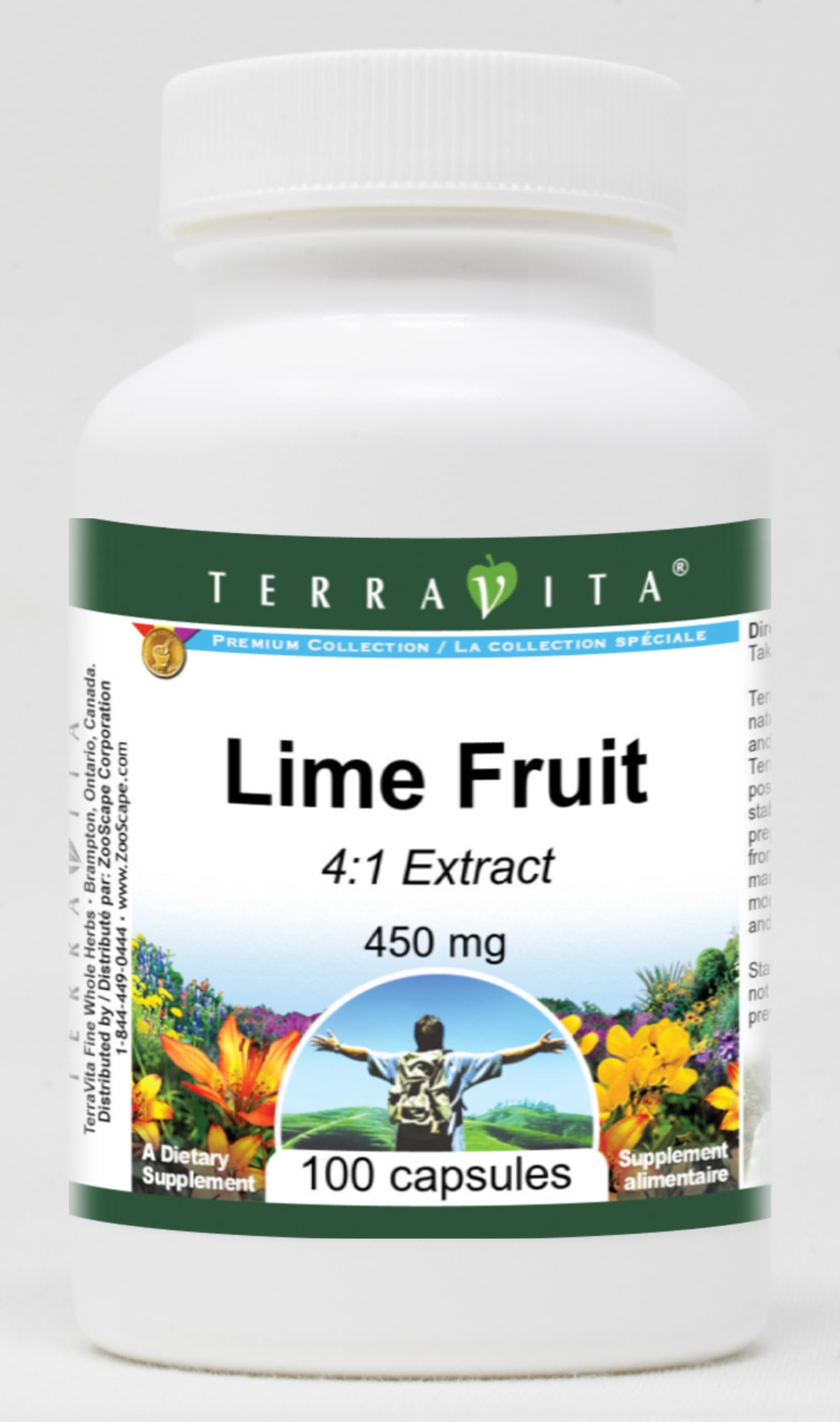 Premium Lime Fruit Extract 4:1 - 450mg per Serving (100 Capsules) | 2-Pack | Natural Citrus Supplement for Immune Support & Digestion | Perfect for Daily Wellness Routine & Detox Programs