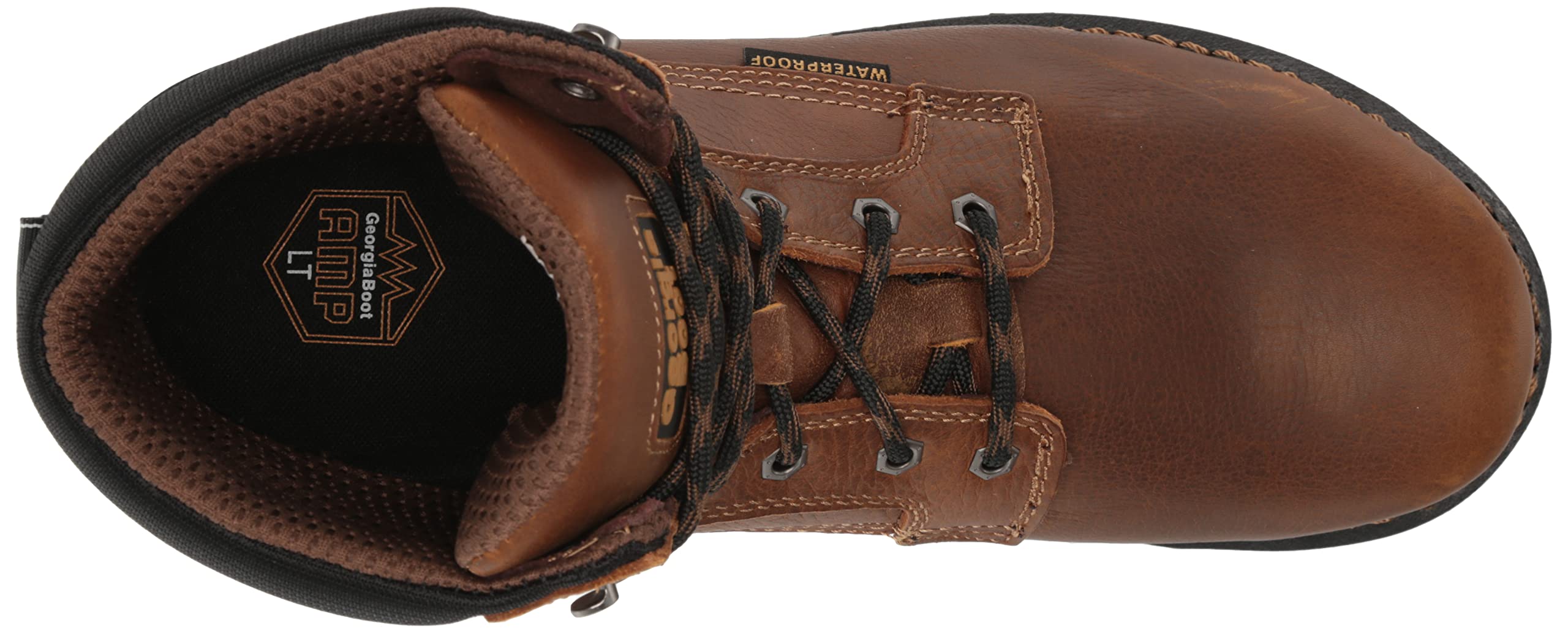 Georgia Boot Men's Giant Revamp Work Boots – Waterproof, Steel Toe, Slip-Resistant for Construction & Outdoor Work