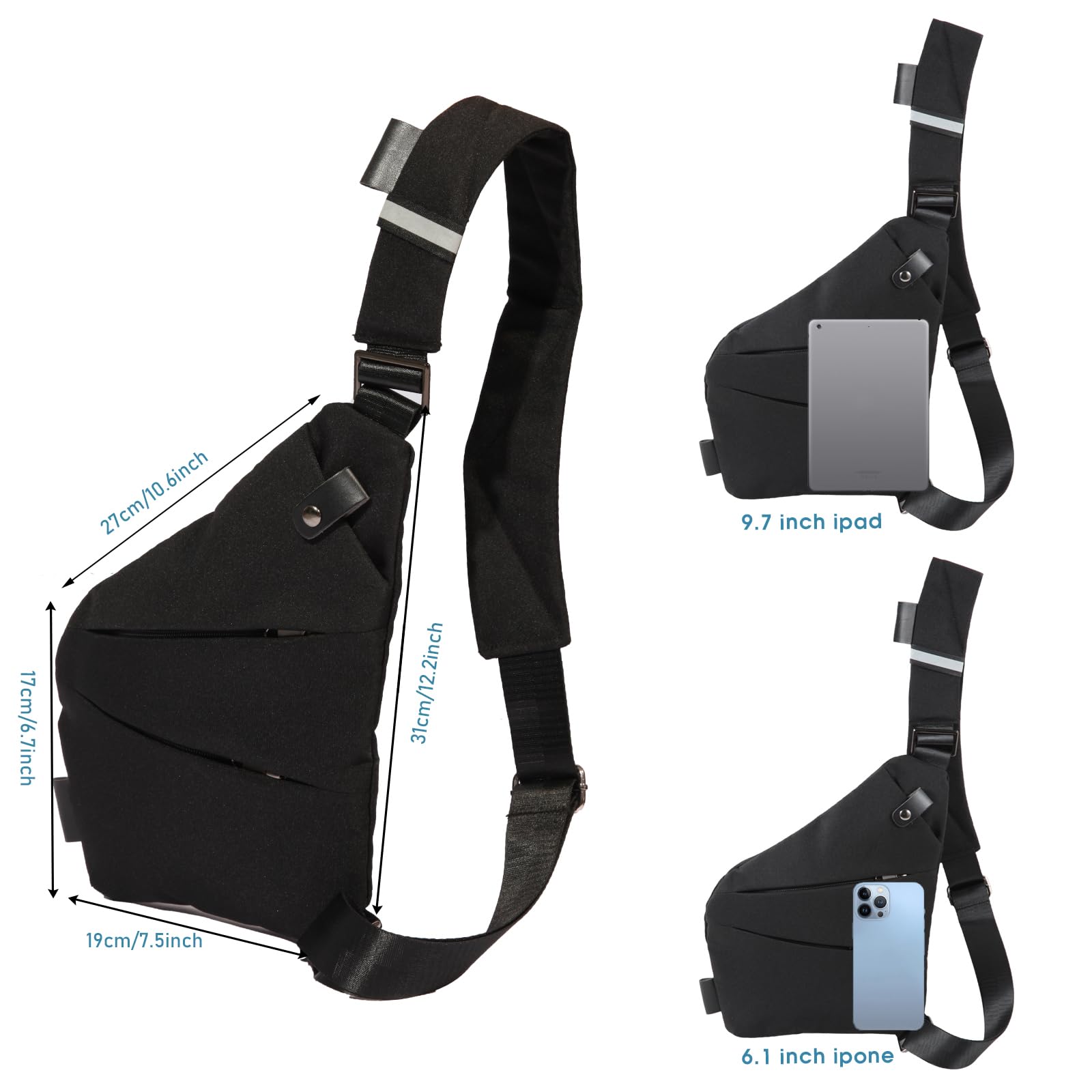 Ovecat Unisex Anti-Theft Crossbody Bag - Secure & Stylish for Travel, Commuting & Everyday Use