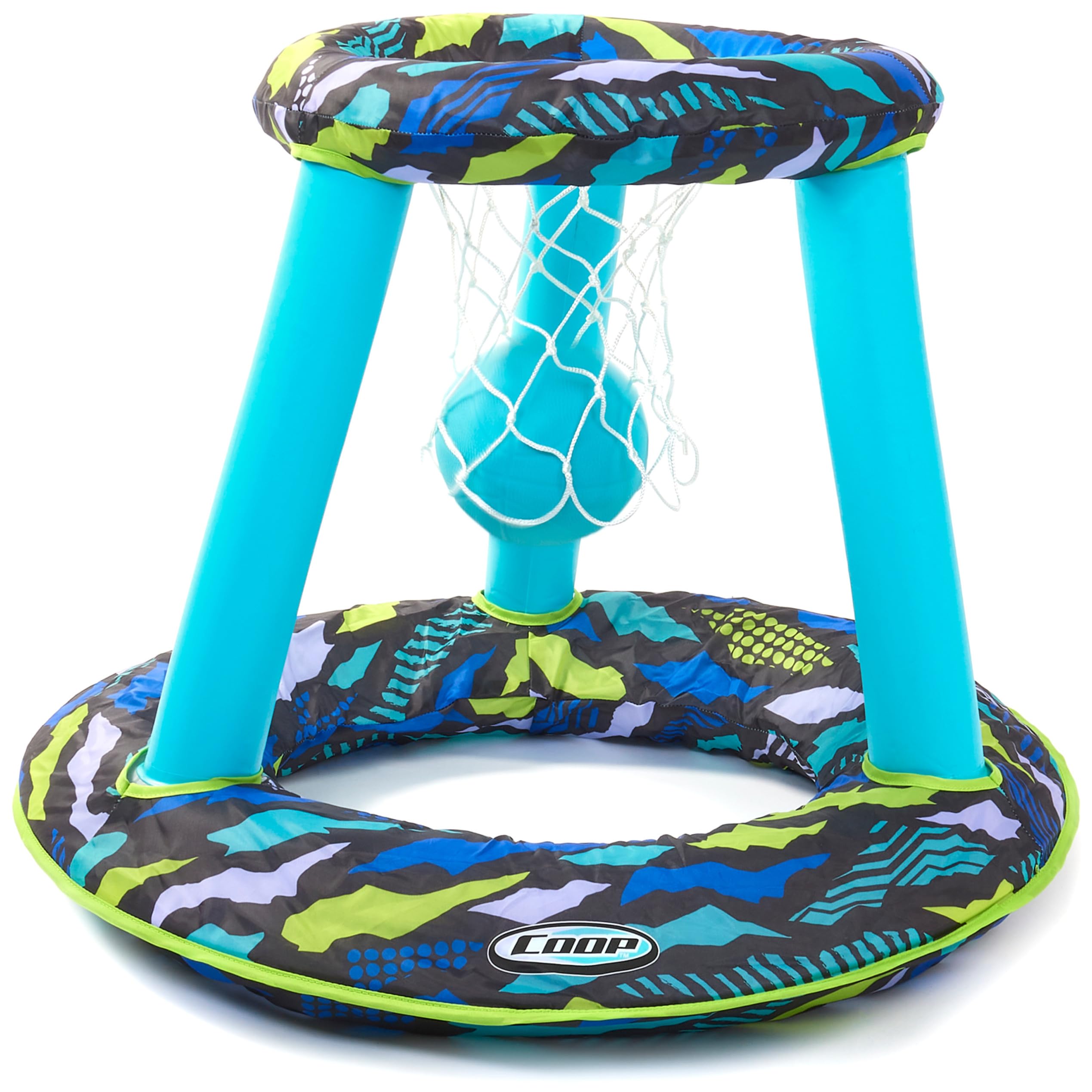 Swimways Hydro Spring Hoops - Floating Pool Basketball Game Toy for Kids & Adults - Fun Water Sports Equipment for Backyard Swimming Pool, Beach & Summer Parties