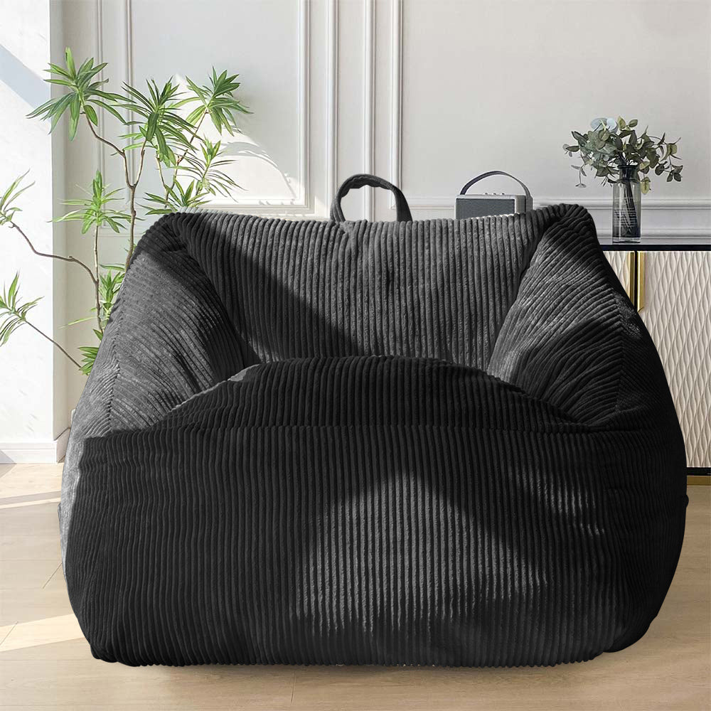 MAXYOYO Bean Bag Chair with Handle - Portable Floor Sofa for Teens, Gaming, Reading & Relaxing - Perfect for Living Room, Bedroom & Dorm Decor