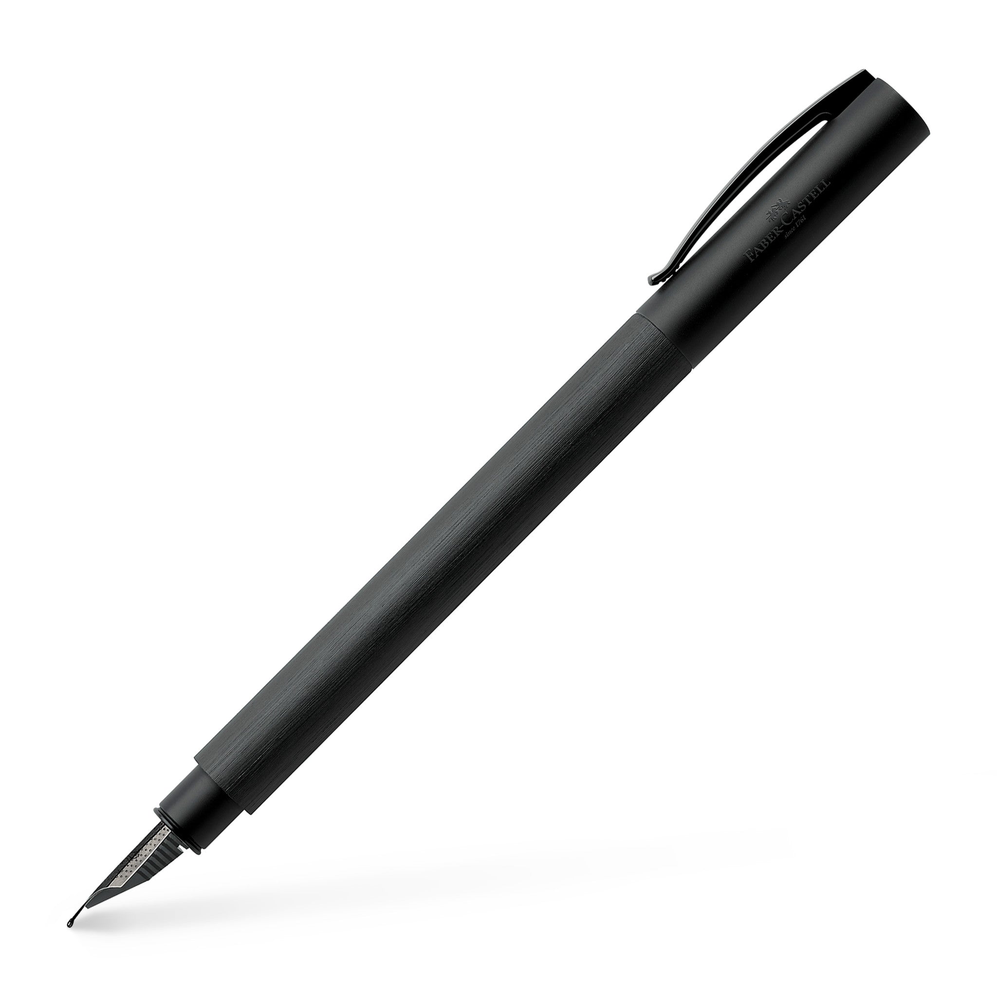 Premium Black Ambition Fountain Pen - Elegant Writing Instrument for Professionals, Students & Calligraphy | Perfect for Office, School & Gift Giving