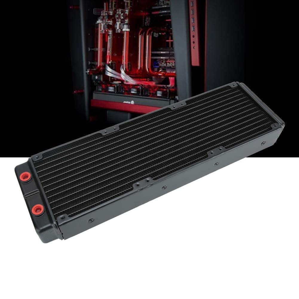 High Performance 45mm Double Layer Copper Water Cooling Radiator - Efficient PC Liquid Cooling Heat Sink for Gaming Computers & Workstations | Perfect for Custom Water Cooling Loops and Overclocking Systems