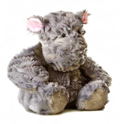 Aurora® Snuggly Tubbie Wubbies™ Gray Hippo Stuffed Animal - 12 Inch Soft Plush Toy for Kids, Comforting Companion for Sleep & Anxiety Relief - Perfect for Cuddling, Imaginative Play & Nursery Decor