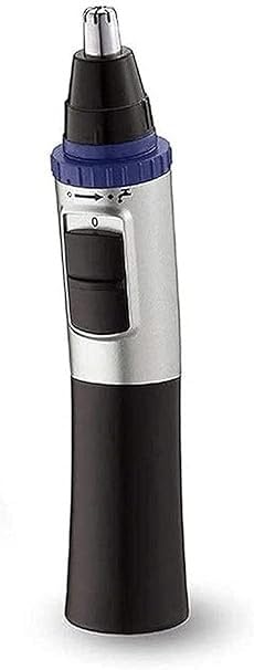 Premium Nose Hair Trimmer for Men - Waterproof Ear & Facial Hair Clipper with Dual Edge Blades | Personal Grooming Kit for Travel, Home & Office Use