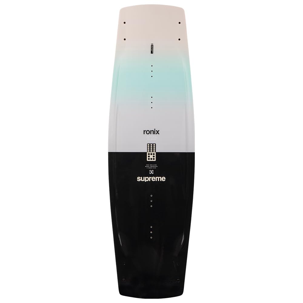 Ronix Wakeboard Supreme for Men - Air Core 3 Technology - Glossy Black & Matte Haze Design - Perfect for Water Sports, Wakeboarding, and Lake Adventures