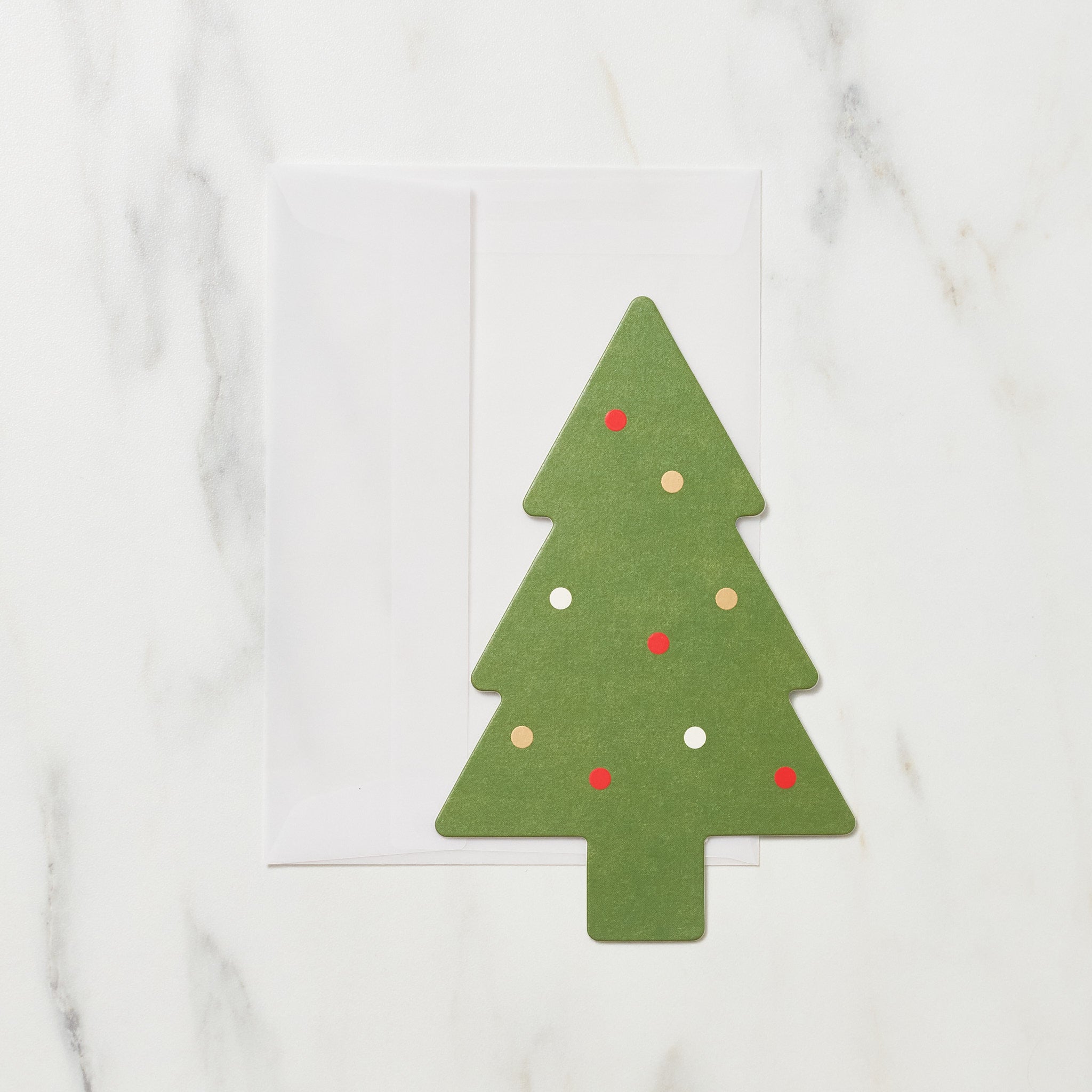 Festive Christmas Die-Cut Greeting Cards Set - ICHIKUDO Holiday Collection for Xmas Gifts, Party Invitations & Home Decor