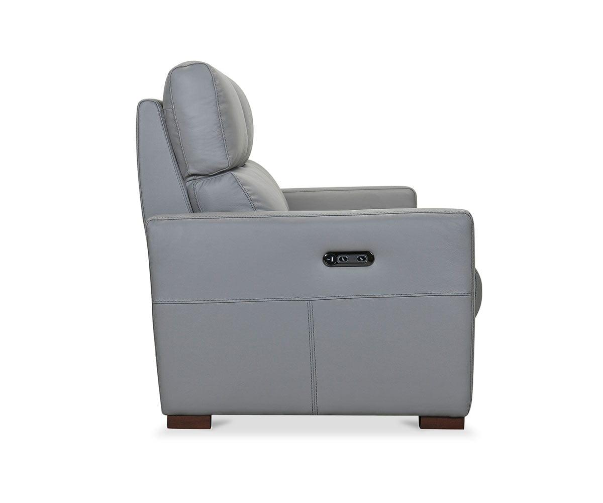 Premium Luka Leather Power Recliner Chair - Electric Massage Recliner Sofa with USB Charger & Cup Holders - Perfect for Living Room, Home Theater & Office Relaxation