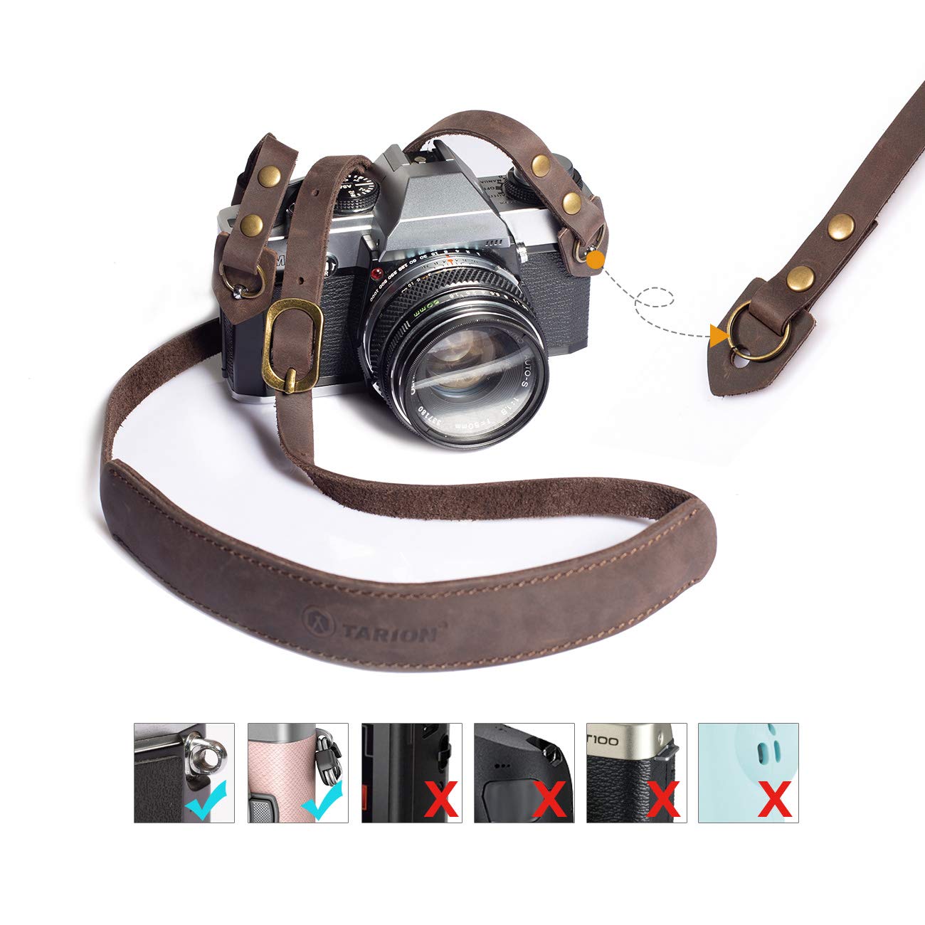 TARION Waterproof Camera Backpack with 15.6