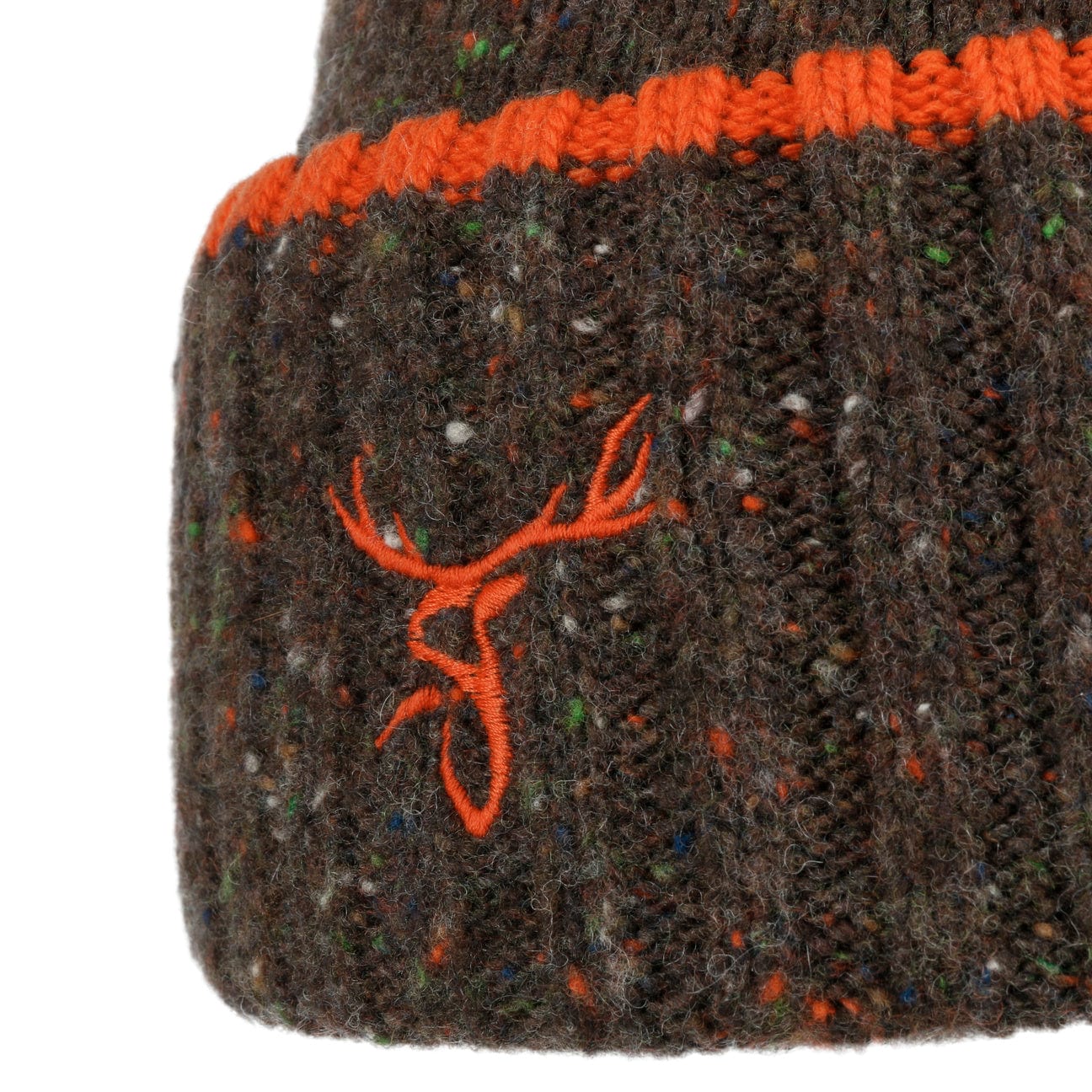 Stetson Deer Beanie with Cuff - Warm Knit Winter Hat for Men & Women - Perfect for Outdoor Activities, Hiking, and Cold Weather Fashion