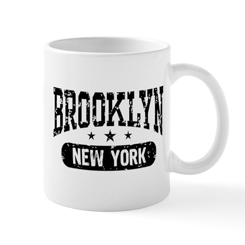 White - Brooklyn New York Mug
