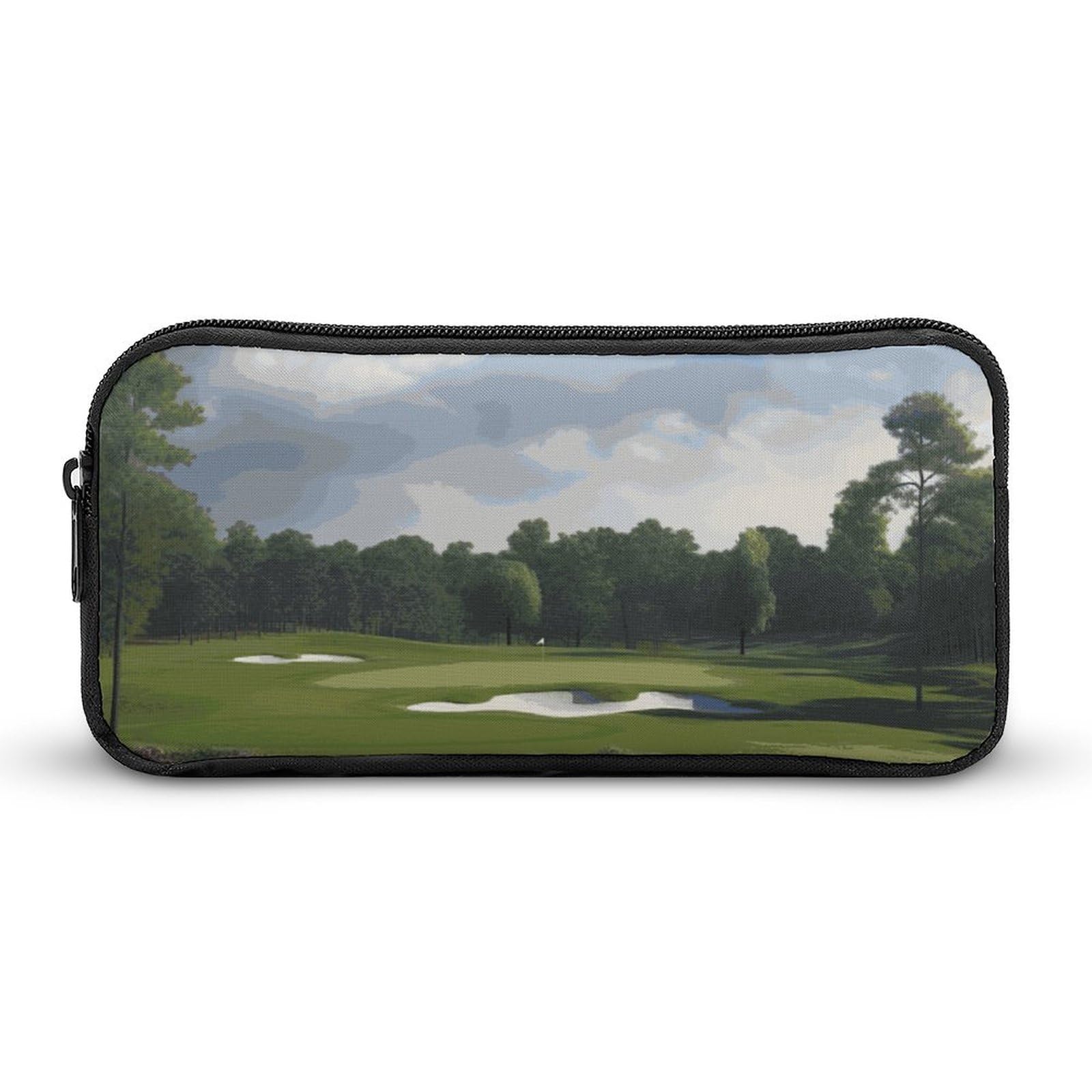 Premium Golf Course Pen Case - Large Capacity Storage Bag with Organizer for Golf Accessories, Stationery & Makeup | Ideal for Golfers, Office & Travel Use