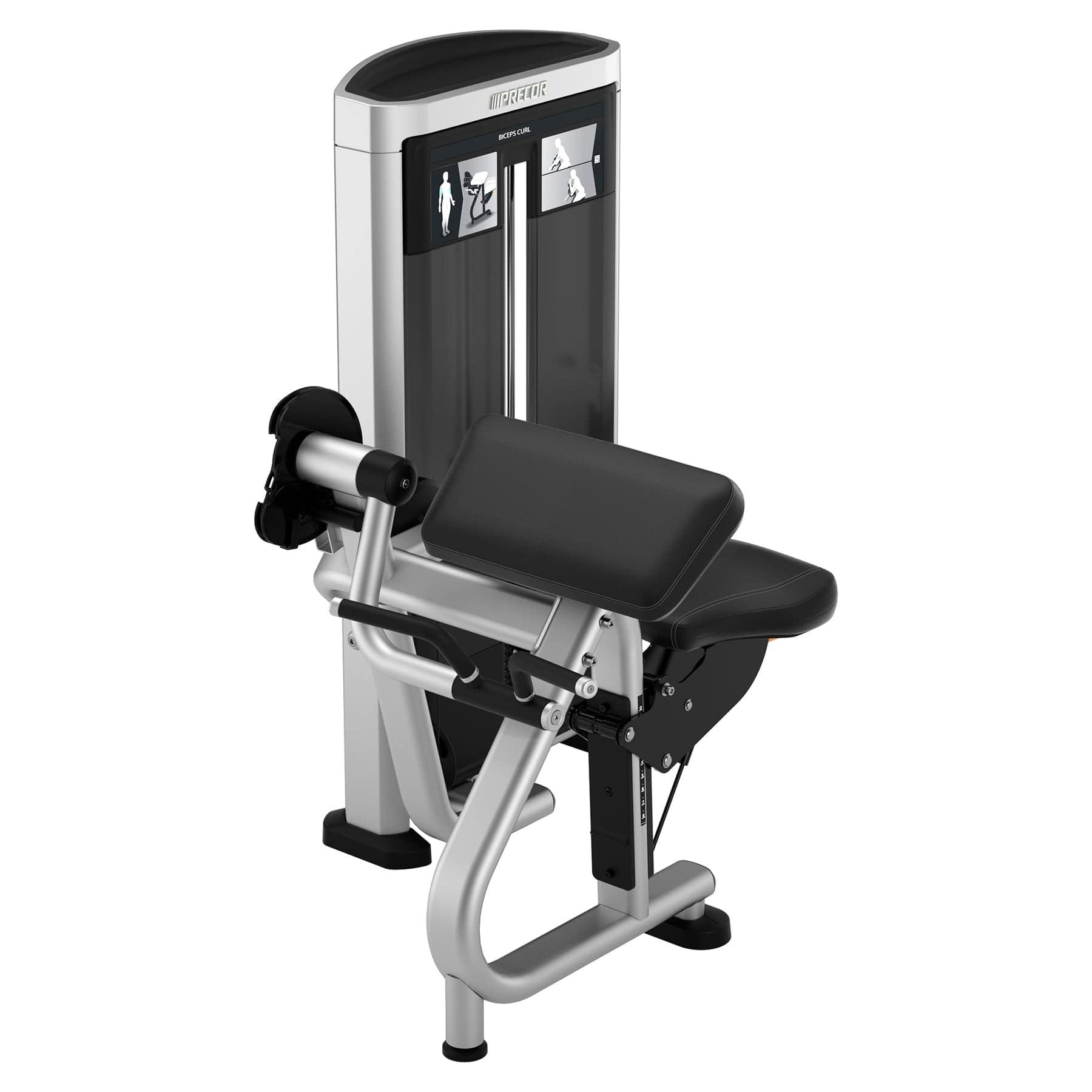 Precor Resolute Series Biceps Curl Machine (RSL0204) - Professional Strength Training Equipment for Home & Gym Use