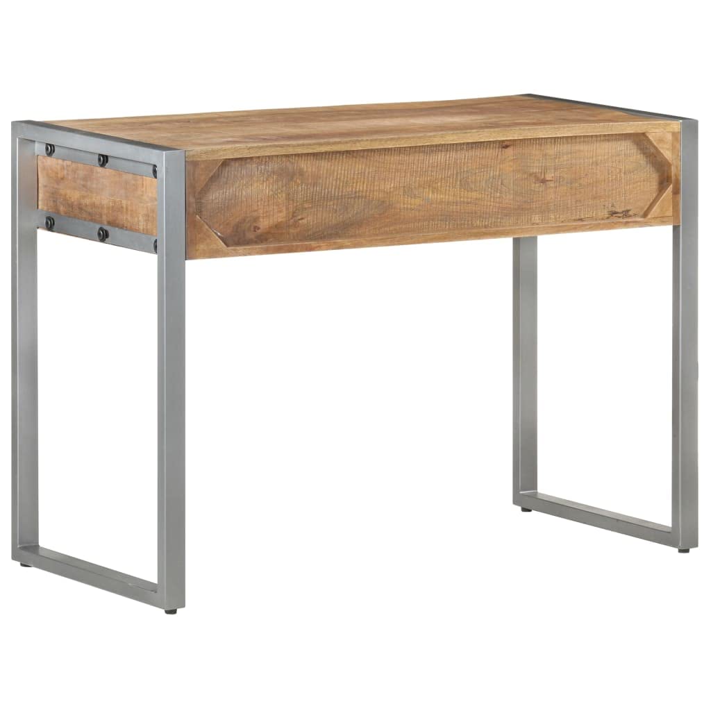 Industrial Style Home Office Desk with 2 Drawers - 42.5