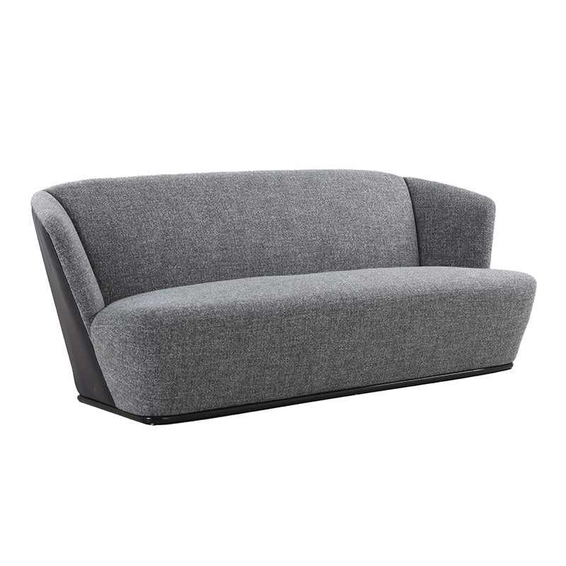 ASTRID 3-Seater Sofa - Modern Grey Fabric Couch for Living Room, Lounge & Home Decor | Comfortable Sectional Sofa for Small Spaces
