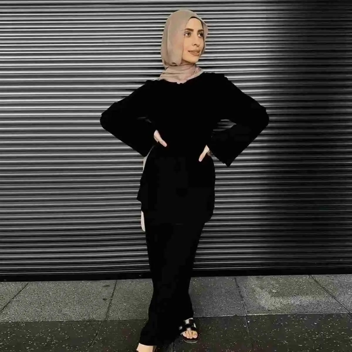 2-Piece Women's Tops and Skirt Set - Casual Daily Wear Outfits for Work, Dating & Weekend | Comfortable Matching Suits #25940