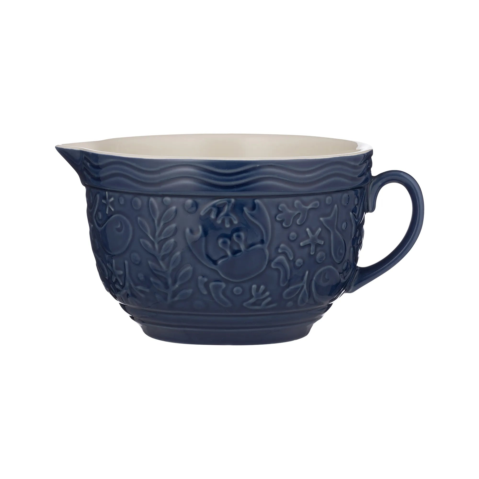 Mason Cash Nautical Batter Mixing Bowl - Ceramic Baking Bowl for Cake, Cookie & Bread Dough - Perfect for Home Baking & Kitchen Decor