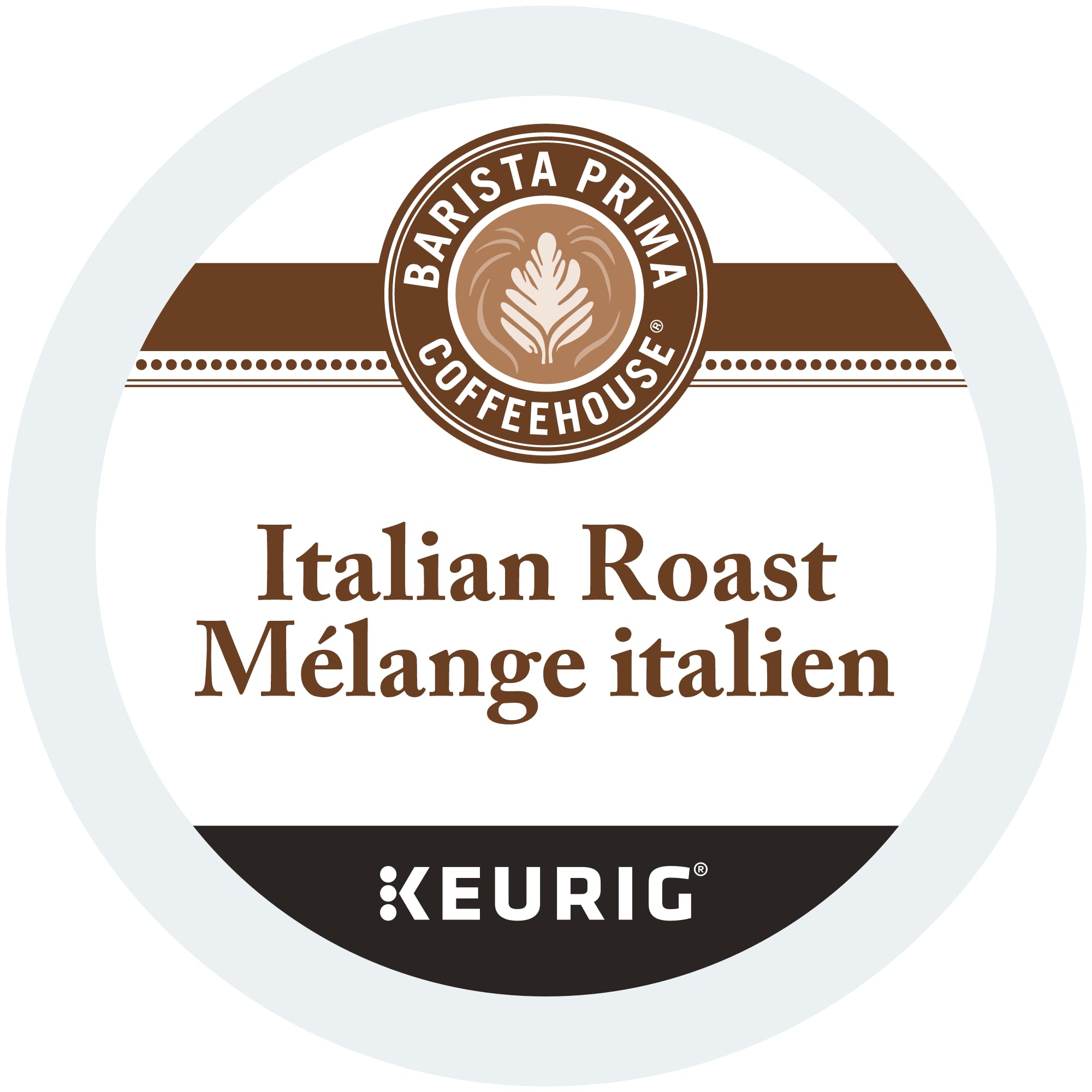 Barista Prima Italian Roast K-Cup Coffee Pods, 24 Count - Dark Roast Coffee for Keurig Brewers | Perfect for Morning Brew & Office Coffee Break