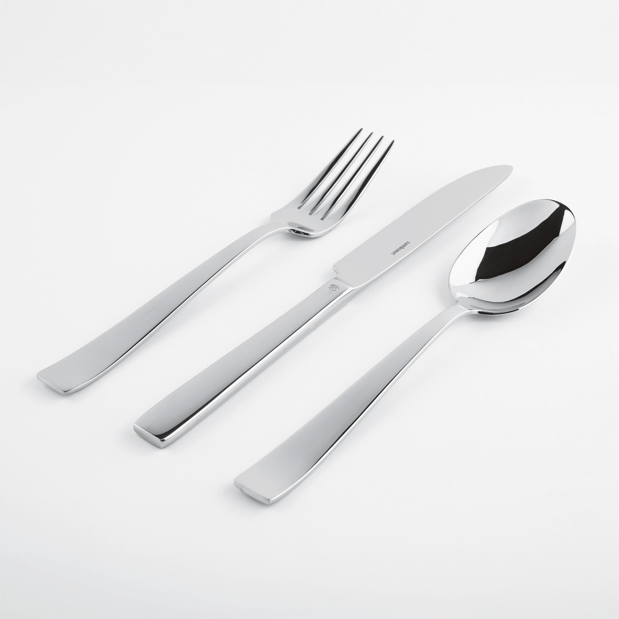 Sambonet 62512-83 36-Piece Stainless Steel Cutlery Set - Premium Flatware for Dining, Kitchen & Entertaining - Includes Forks, Knives & Spoons for Everyday Use & Special Occasions