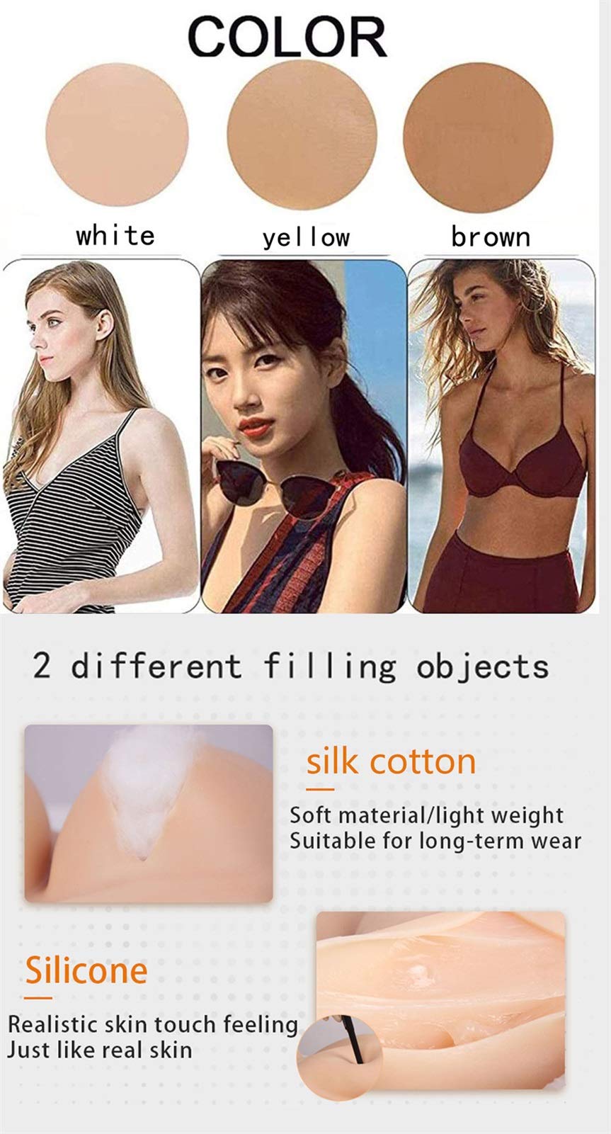 Premium Silicone Breastplate B-G Cup - Realistic Breast Forms for Crossdressers & Transgender Women - Natural Looking Silicone Breast Plates for Men & Women - Perfect for Cosplay, Drag Shows & Gender Affirmation