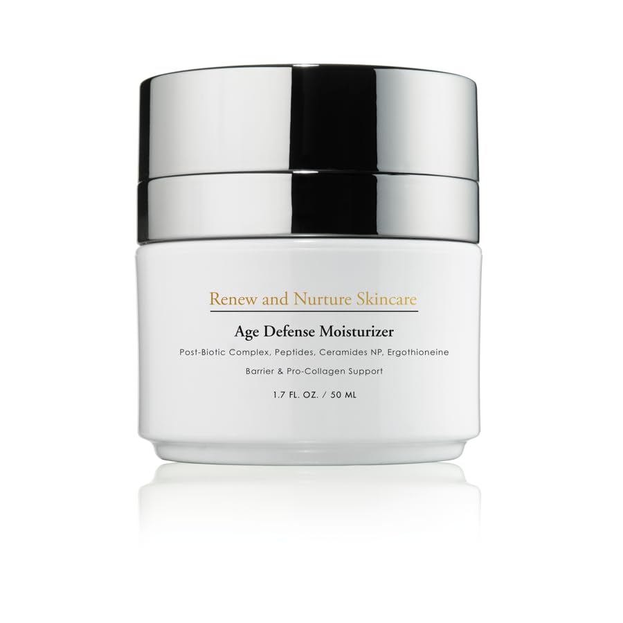 Best Age Defense Moisturizer for Mature Skin - Anti-Aging Face Cream with Hyaluronic Acid & Collagen - Day & Night Hydration for Women & Men | Perfect for Dry Skin Care Routine & Wrinkle Reduction