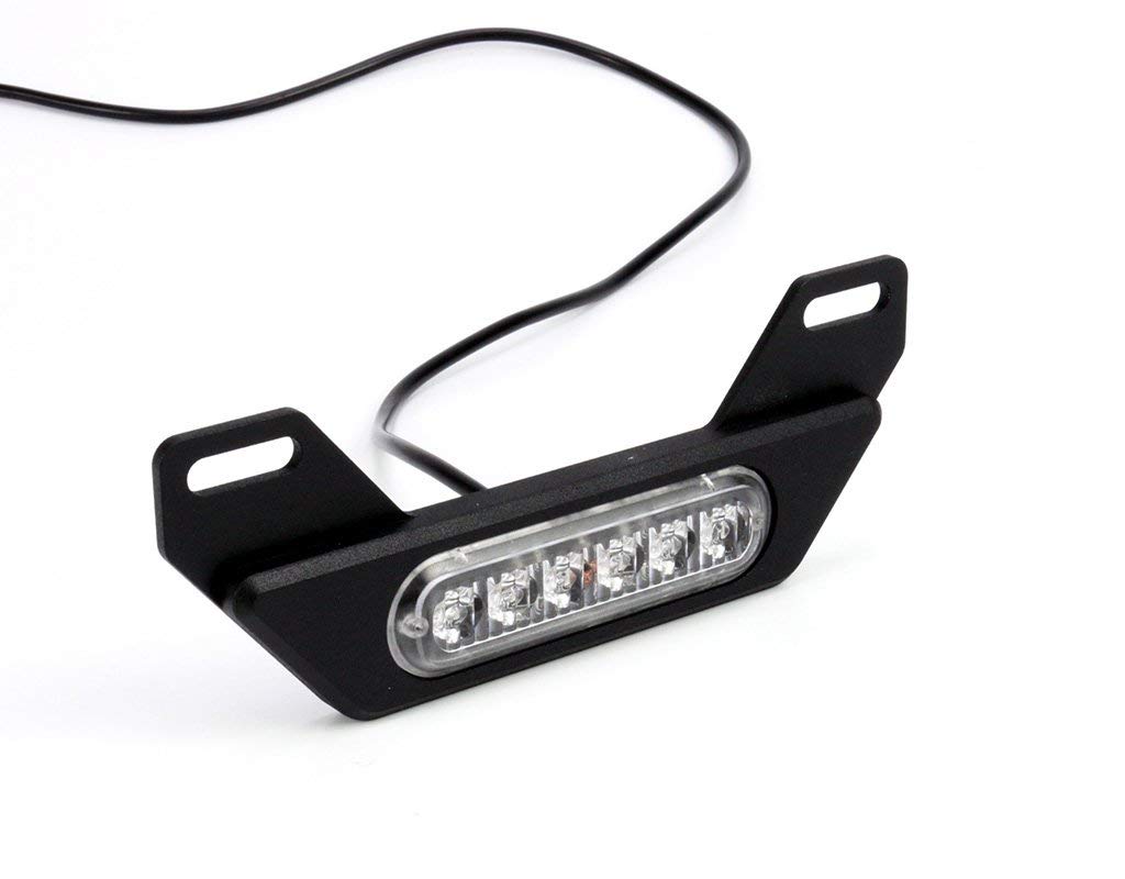 B6 LED Brake Light Kit with License Plate Mount - Universal Waterproof Motorcycle Tail Light for Harley Honda Yamaha - Perfect for Night Riding & Safety Enhancement
