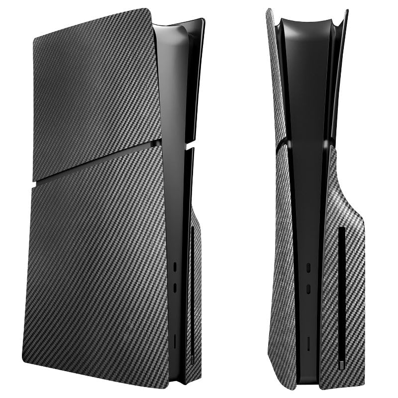 Premium MatoSan PS5 Slim Faceplate Cover for Disc Edition - High-Quality Interchangeable Side Panels, Shockproof Protection - Perfect for Gaming Setup & Customization (PlayStation 5 Slim Accessories)