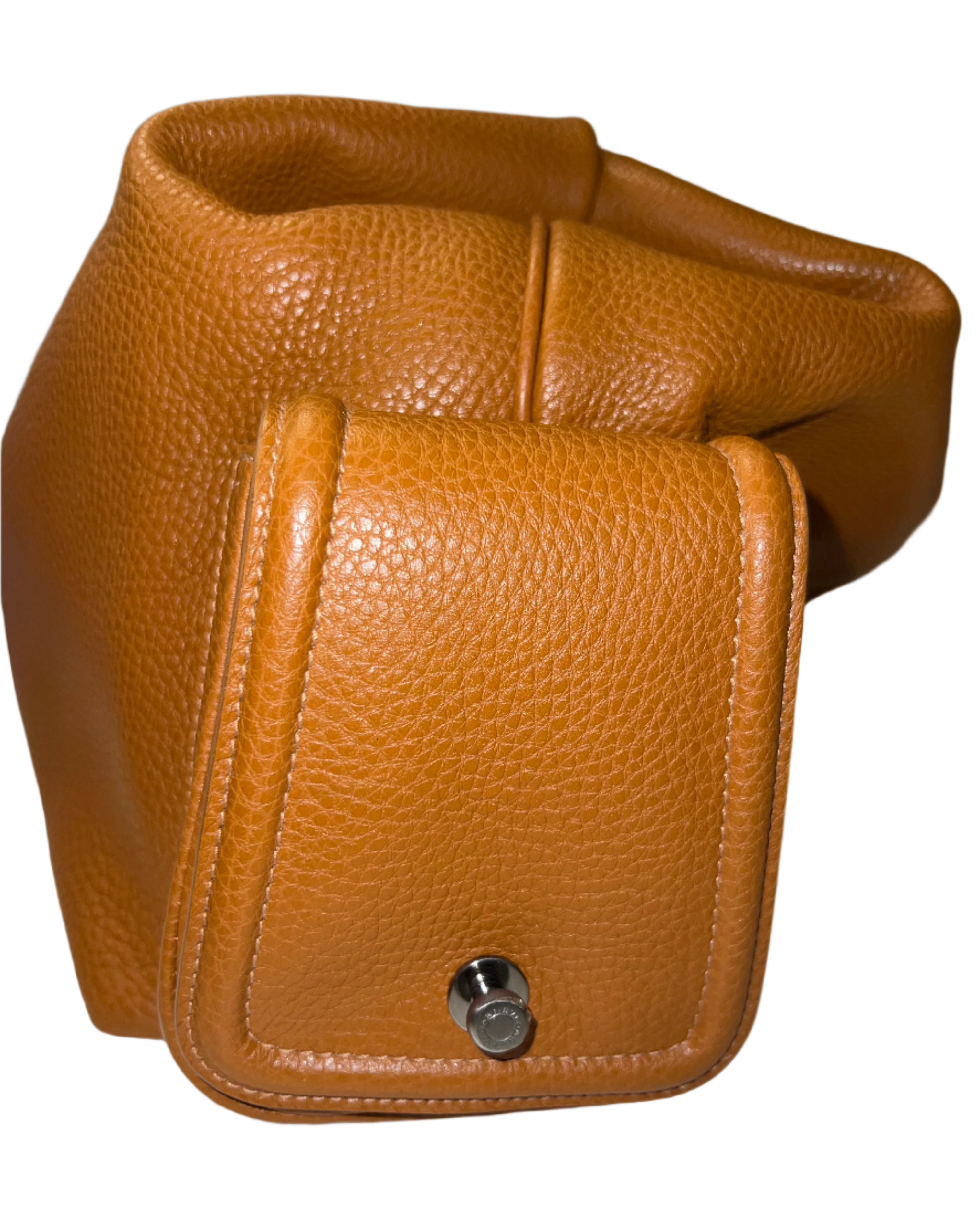 Bvlgari Chiara Collection Light Brown Leather Shoulder Bag for Women - Luxury Designer Handbag for Work, Travel & Evening Events