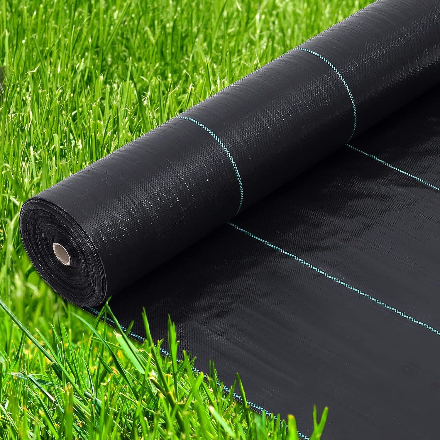 PioneerWorks 6.5ft x 330ft Heavy Duty Weed Barrier Landscape Fabric - Premium 3.2oz Ground Cover Weed Block Gardening Mat for Superior Weed Control | Easy Setup for Gardens, Lawns & Landscaping Projects