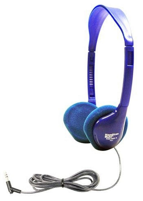HamiltonBuhl Kids On-Ear Stereo Headphones with Storage Bag - Volume Limited Safe for Children (2/4/6 Pack Options) - Perfect for School, Travel & Online Learning